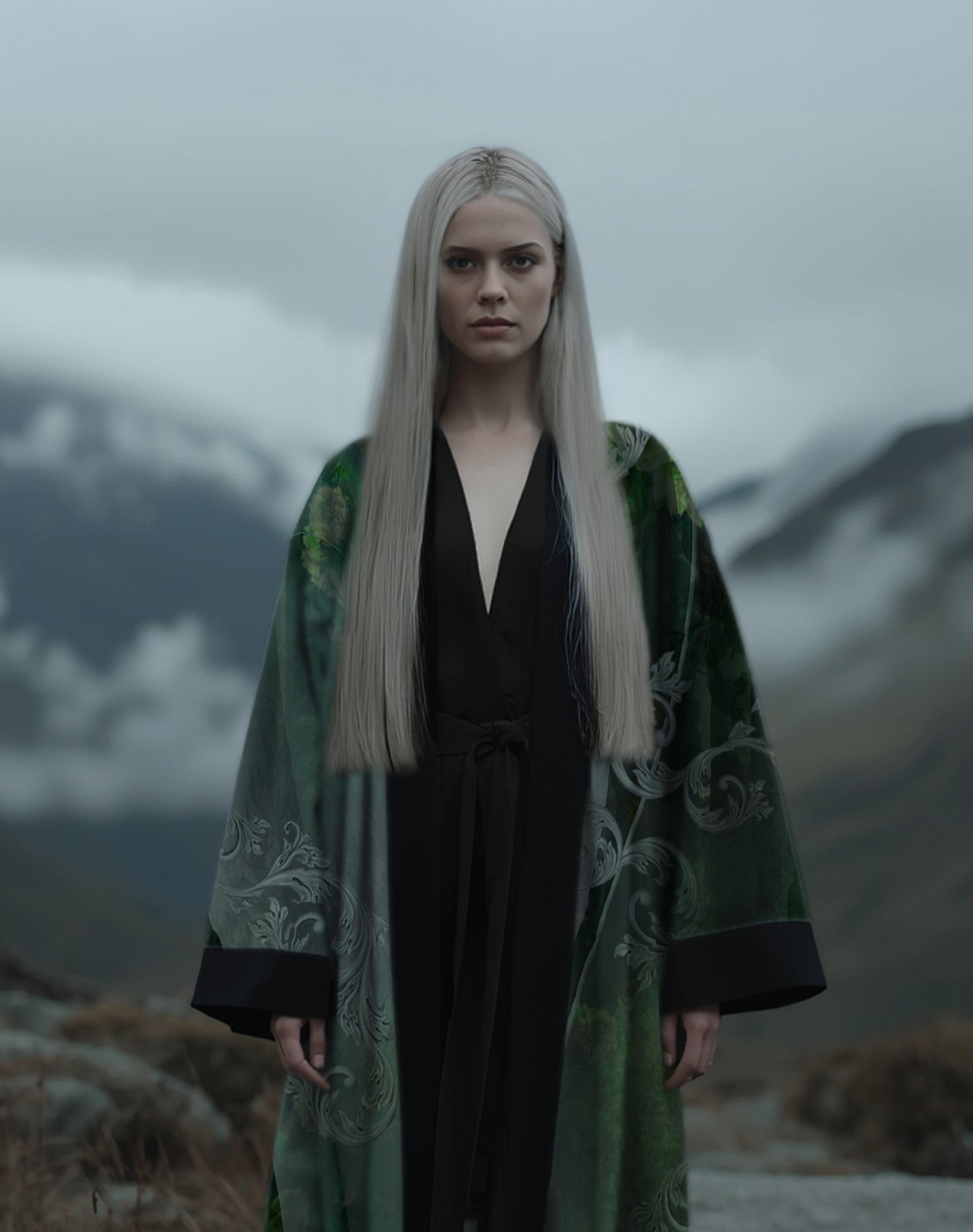 Emerald Portal Kimono