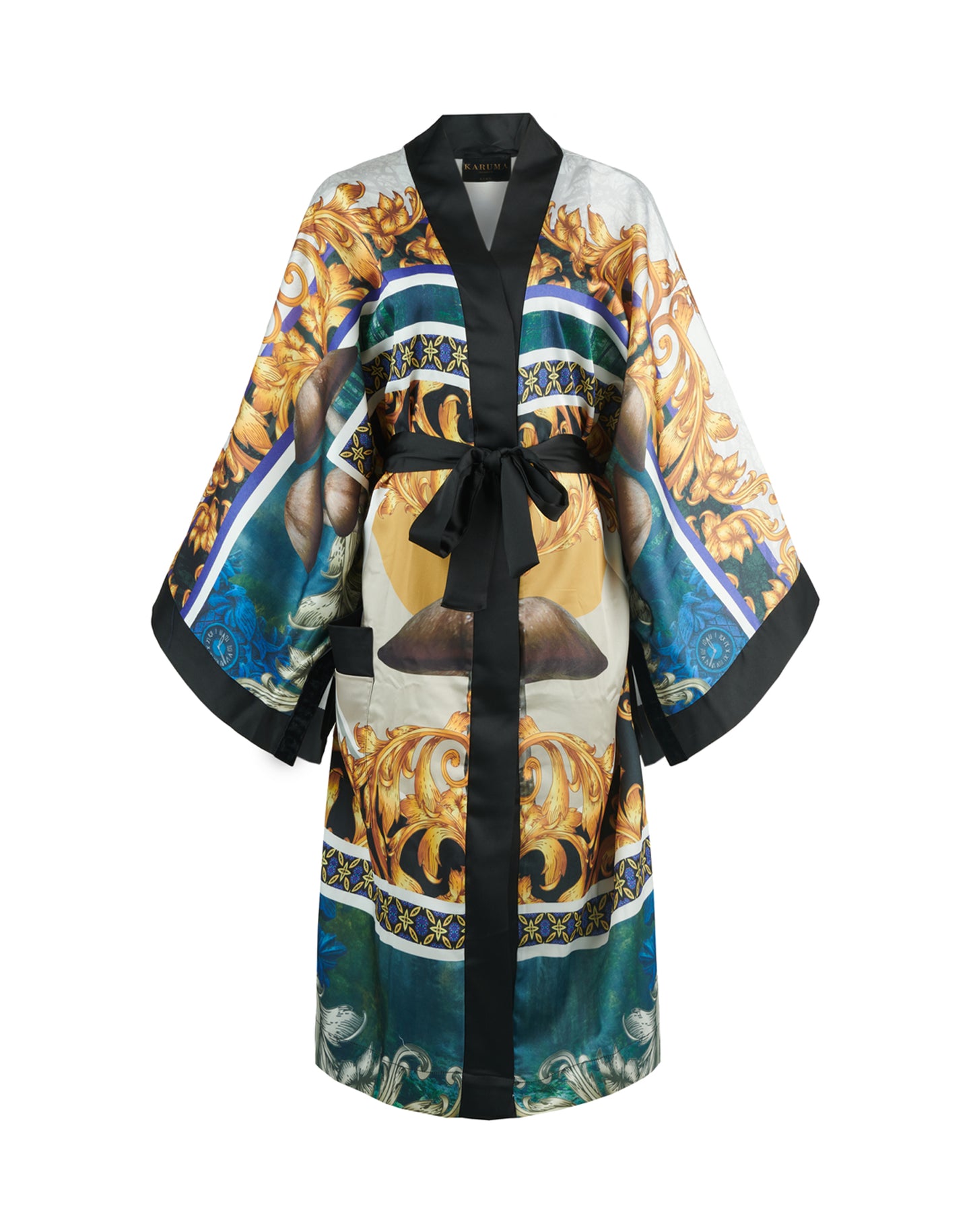 Dark Gold Dynasty Kimono