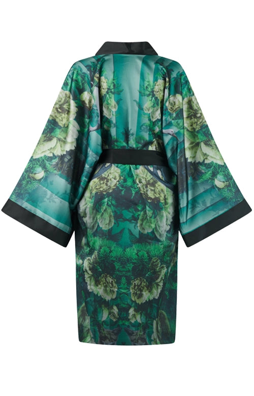 KIMONO - Forest Green Harmony