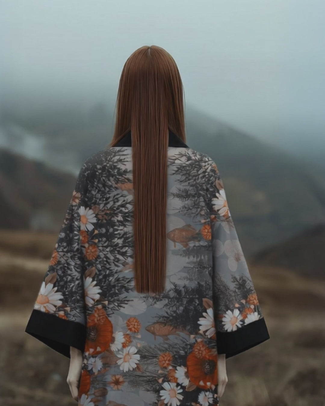 野花の女王キモノ Reine des Fleurs Sauvages Kimono Reina de las Flores Salvajes Kimono